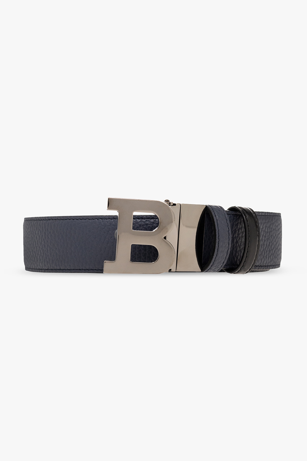 Navy blue discount bally belt